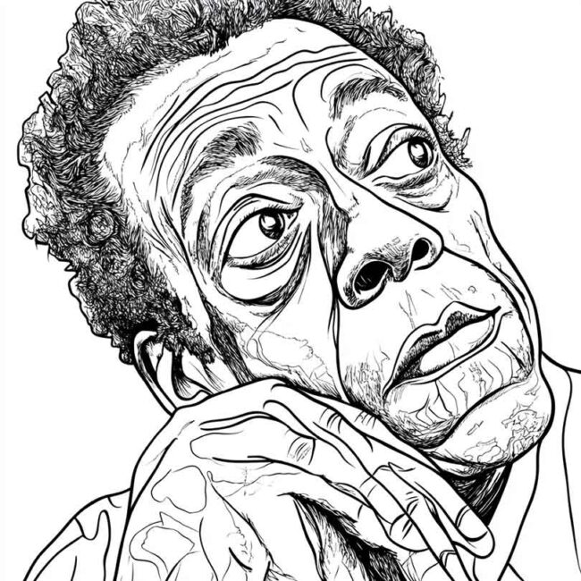 Desenhos da James Baldwin para Imprimir e Colorir 20 Desenhos da James Baldwin para Imprimir e Colorir 20