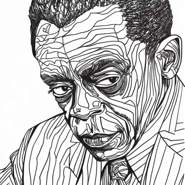Desenhos da James Baldwin para Imprimir e Colorir 14 Desenhos da James Baldwin para Imprimir e Colorir 14