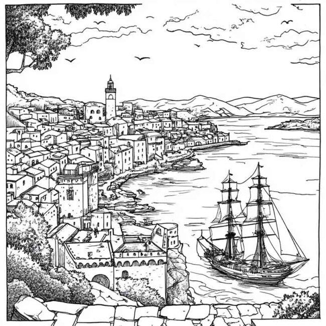 Desenhos de Estreito de Gibraltar para Imprimir e Colorir 7 Desenhos de Estreito de Gibraltar para Imprimir e Colorir 7