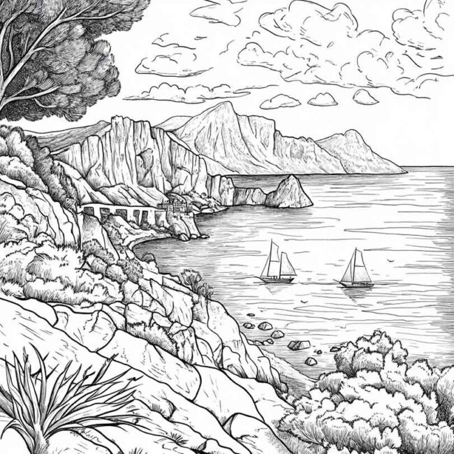 Desenhos de Estreito de Gibraltar para Imprimir e Colorir 2 Desenhos de Estreito de Gibraltar para Imprimir e Colorir 2