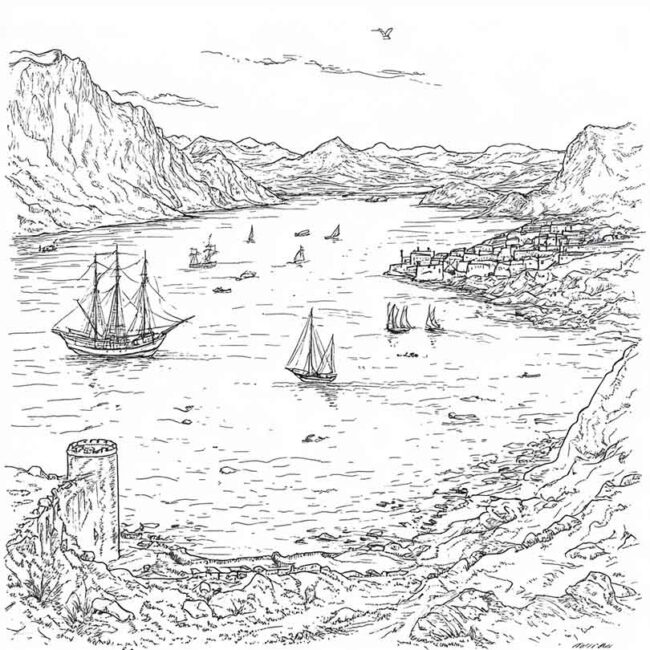 Desenhos de Estreito de Gibraltar para Imprimir e Colorir 12 Desenhos de Estreito de Gibraltar para Imprimir e Colorir 12