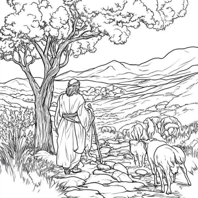 Desenhos de Galileia para Imprimir e Colorir 14