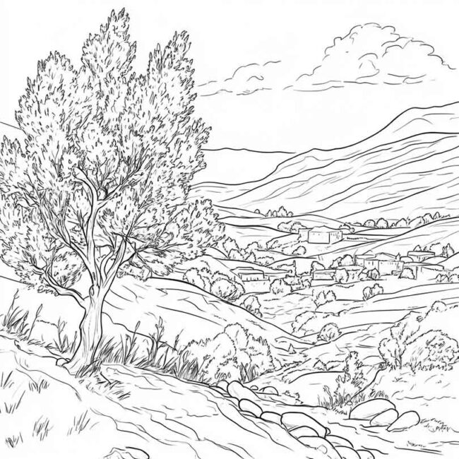 Desenhos de Galileia para Imprimir e Colorir 17