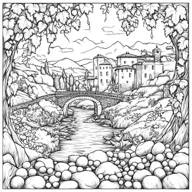 Desenhos de Galileia para Imprimir e Colorir 6