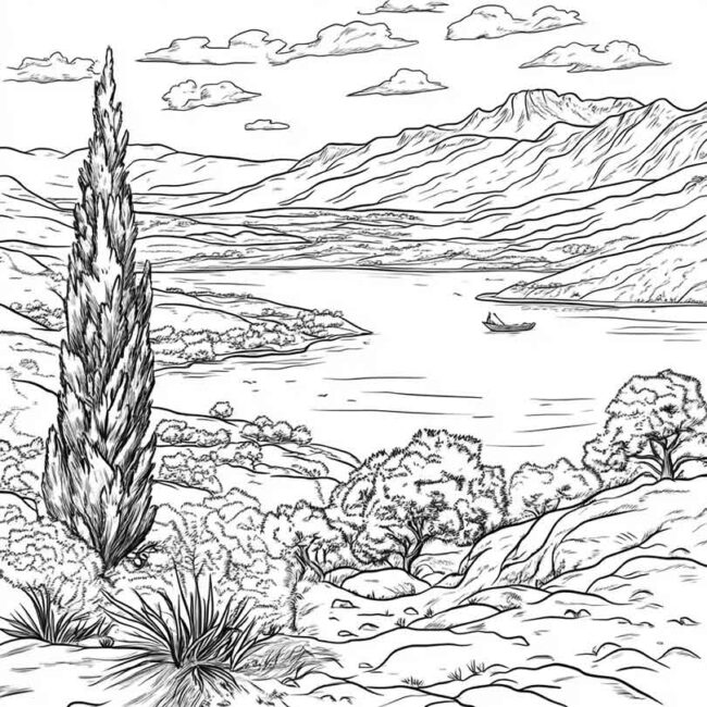 Desenhos de Galileia para Imprimir e Colorir 13