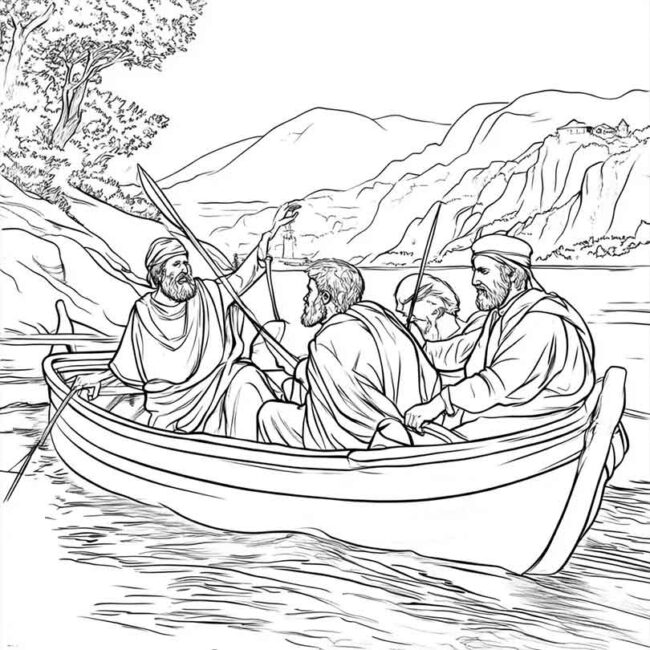 Desenhos de Galileia para Imprimir e Colorir 18