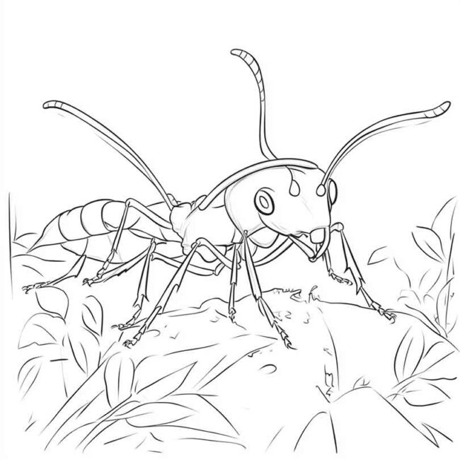 Desenhos de Formiga Sauva para Imprimir e Colorir 27