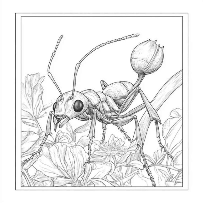 Desenhos de Formiga Sauva para Imprimir e Colorir 28