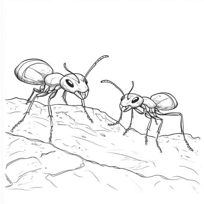 Desenhos de Formiga Sauva para Imprimir e Colorir 25