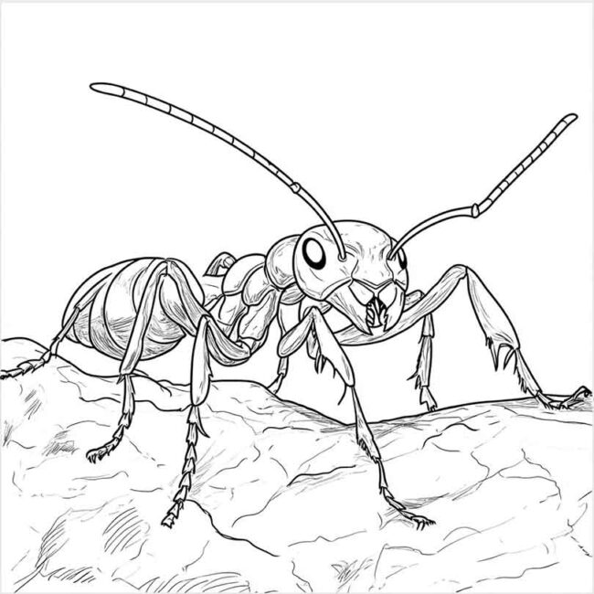 Desenhos de Formiga Sauva para Imprimir e Colorir 15