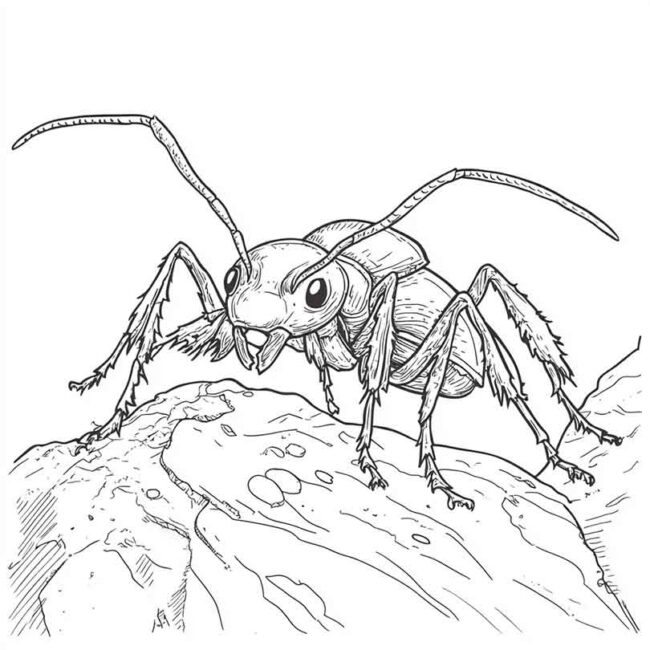 Desenhos de Formiga Sauva para Imprimir e Colorir 11
