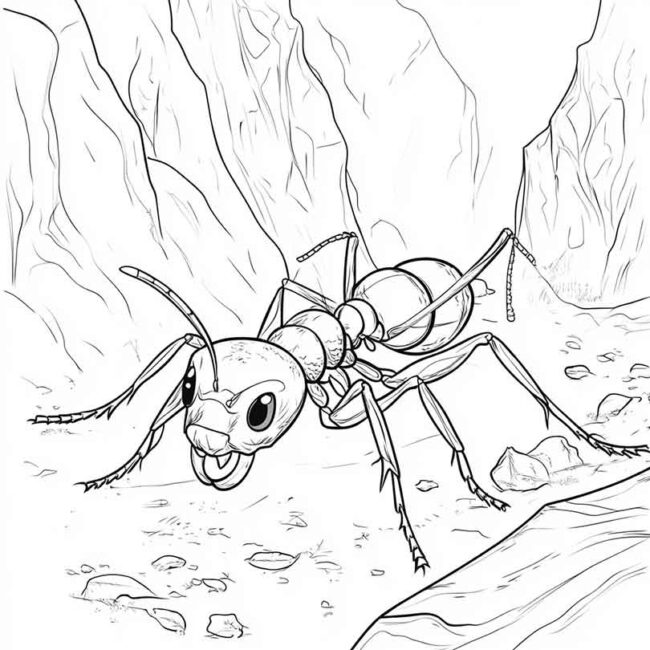 Desenhos de Formiga Sauva para Imprimir e Colorir 22