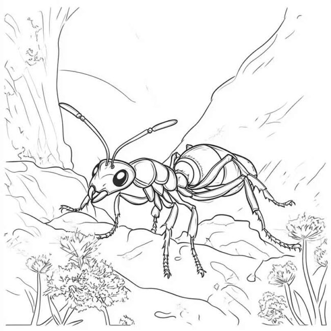 Desenhos de Formiga Sauva para Imprimir e Colorir 26