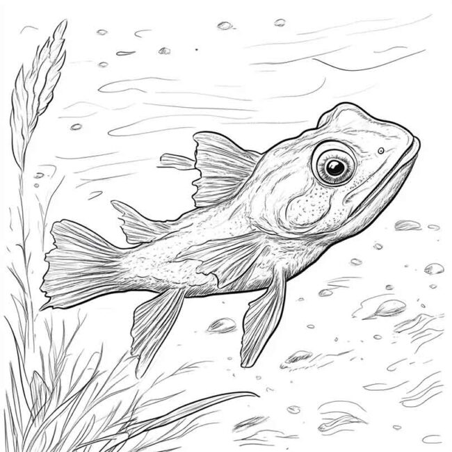 Desenhos de Mudskipper para Imprimir e Colorir 20 Desenhos de Mudskipper para Imprimir e Colorir 20