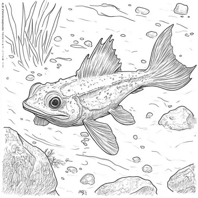 Desenhos de Mudskipper para Imprimir e Colorir 21 Desenhos de Mudskipper para Imprimir e Colorir 21