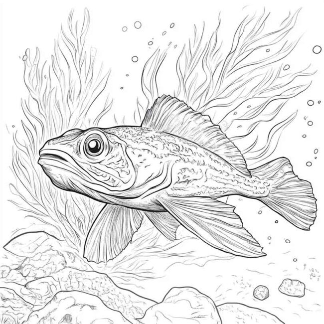 Desenhos de Mudskipper para Imprimir e Colorir 3 Desenhos de Mudskipper para Imprimir e Colorir 3