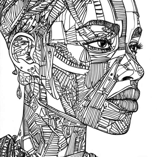 Desenhos do Quenia para Imprimir e Colorir 6