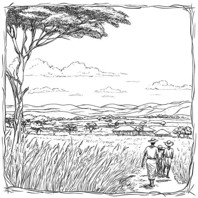 Desenhos do Quenia para Imprimir e Colorir 13
