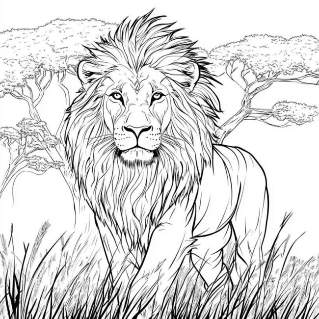 Desenhos do Quenia para Imprimir e Colorir 11