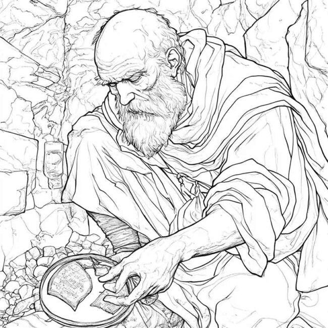 desenhos de diogenes para imprimir e colorir pintar png 9