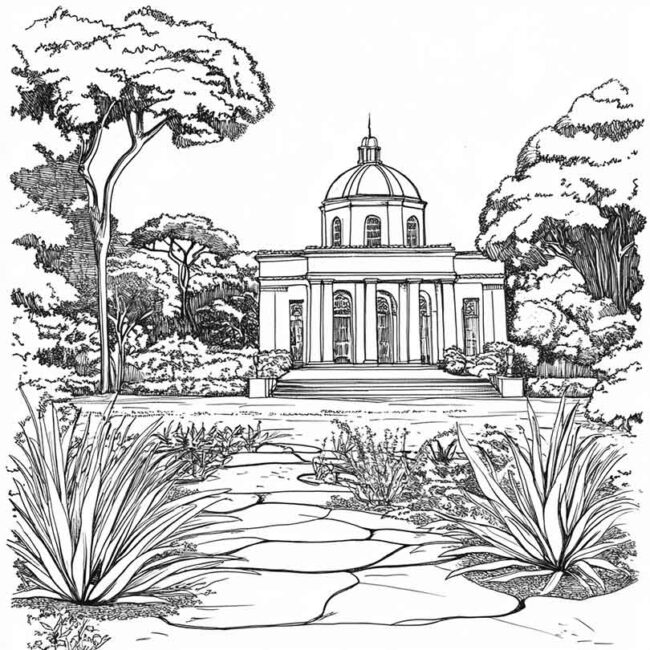Desenhos de Parque Ibirapuera para Imprimir e Colorir 6 Desenhos de Parque Ibirapuera para Imprimir e Colorir 6