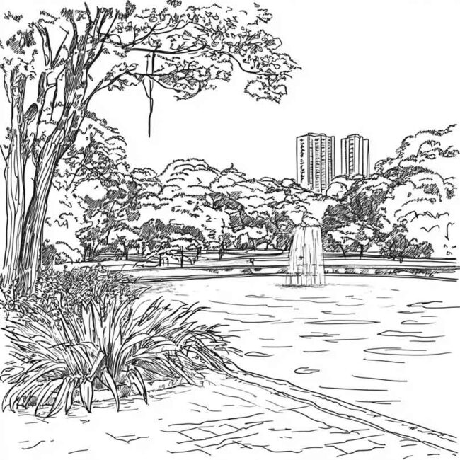 Desenhos de Parque Ibirapuera para Imprimir e Colorir 12 Desenhos de Parque Ibirapuera para Imprimir e Colorir 12