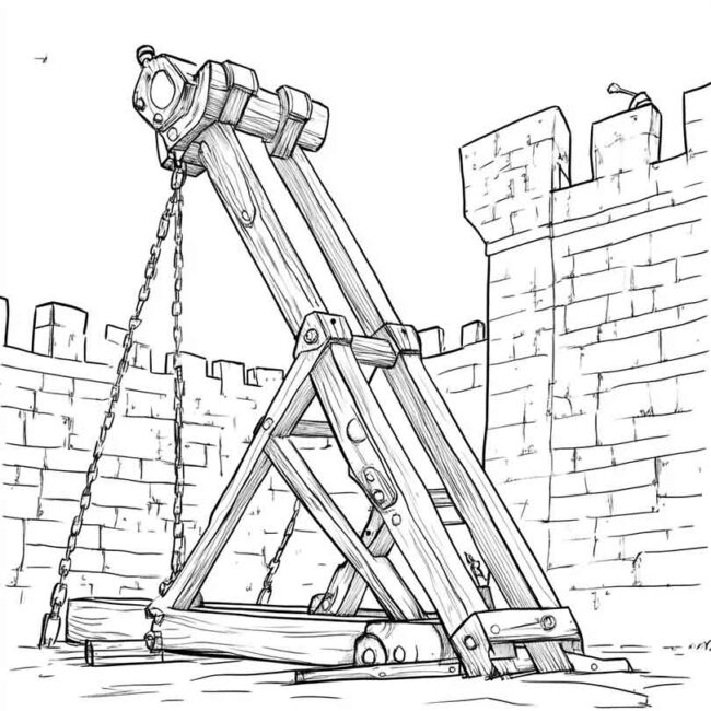 desenhos de catapultas para imprimir e colorir png 11