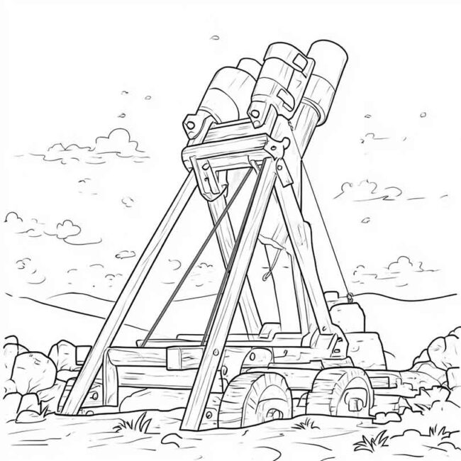 desenhos de catapultas para imprimir e colorir png 17