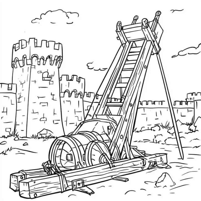 desenhos de catapultas para imprimir e colorir png 15