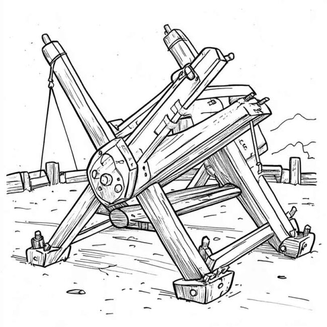 desenhos de catapultas para imprimir e colorir png 10