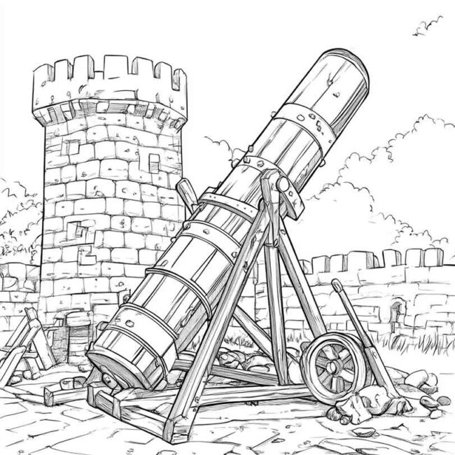 desenhos de catapultas para imprimir e colorir png 20