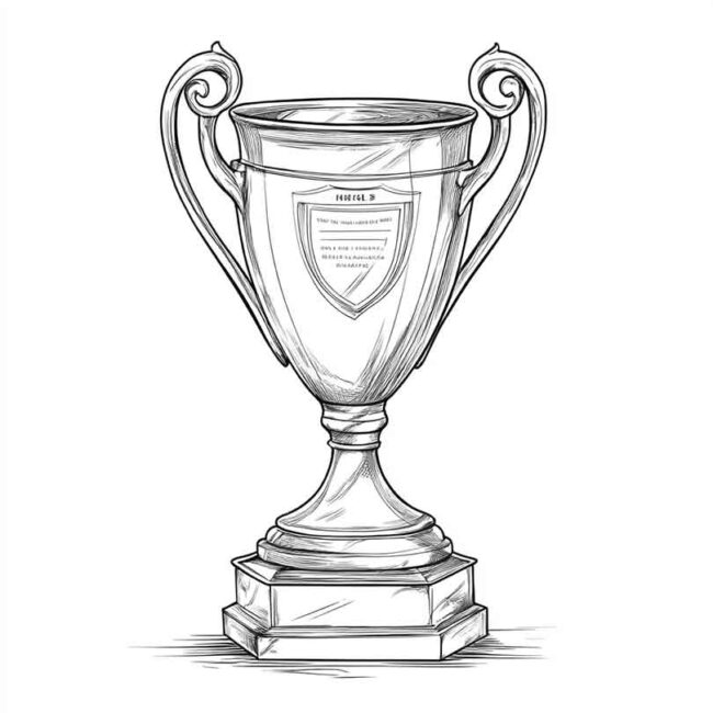 Desenhos de Taca da Champions para Imprimir e Colorir 18