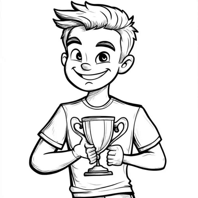 Desenhos de Taca da Champions para Imprimir e Colorir 16