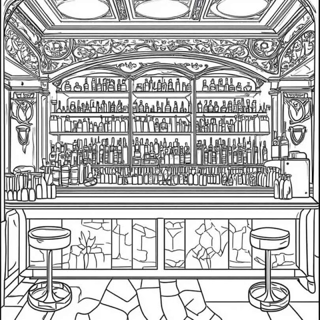 desenhos de night club para imprimir e colorir pintar png 9