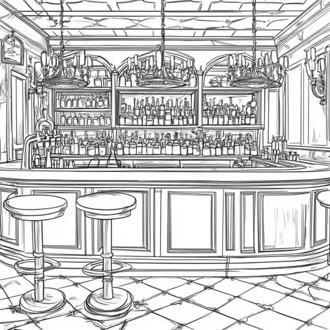 desenhos de night club para imprimir e colorir pintar png 5