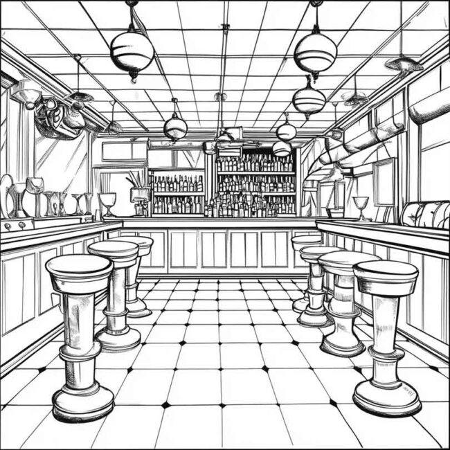 desenhos de night club para imprimir e colorir pintar png 7