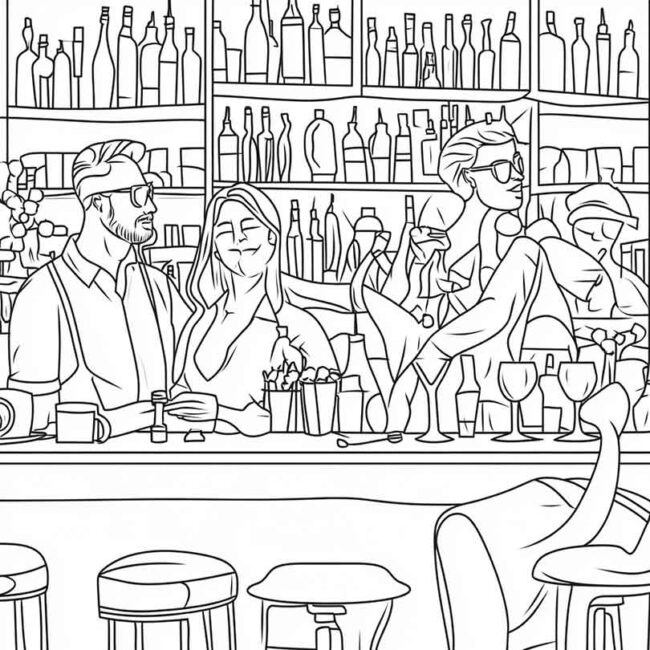 desenhos de night club para imprimir e colorir pintar png 12