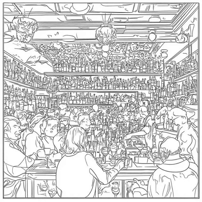 desenhos de night club para imprimir e colorir pintar png 3