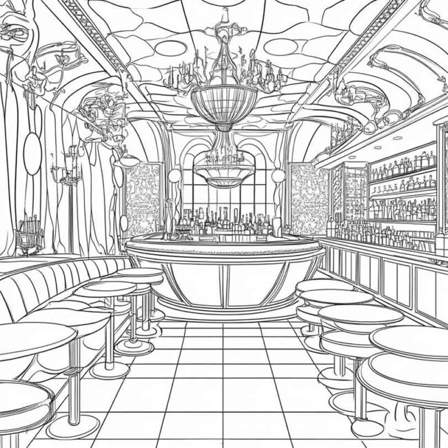 desenhos de night club para imprimir e colorir pintar png 6