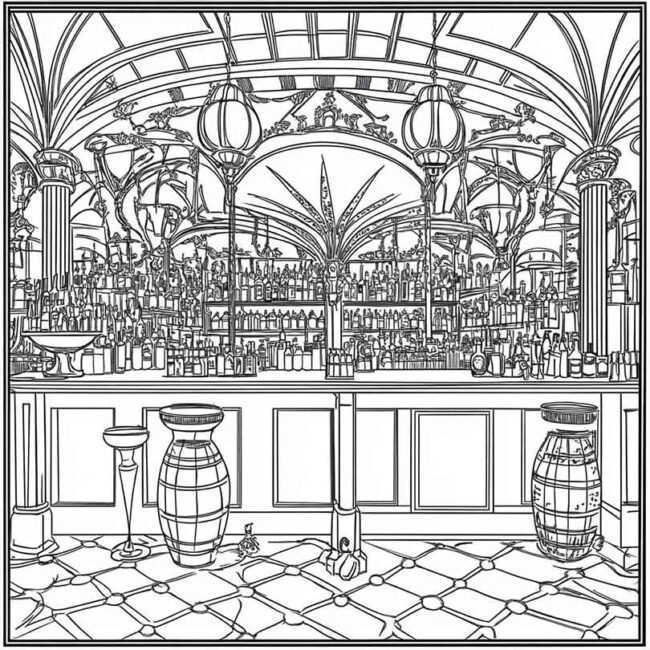 desenhos de night club para imprimir e colorir pintar png 4