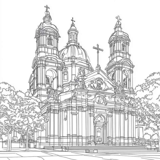 Desenhos de Aparecida do Norte para Imprimir e Colorir 8