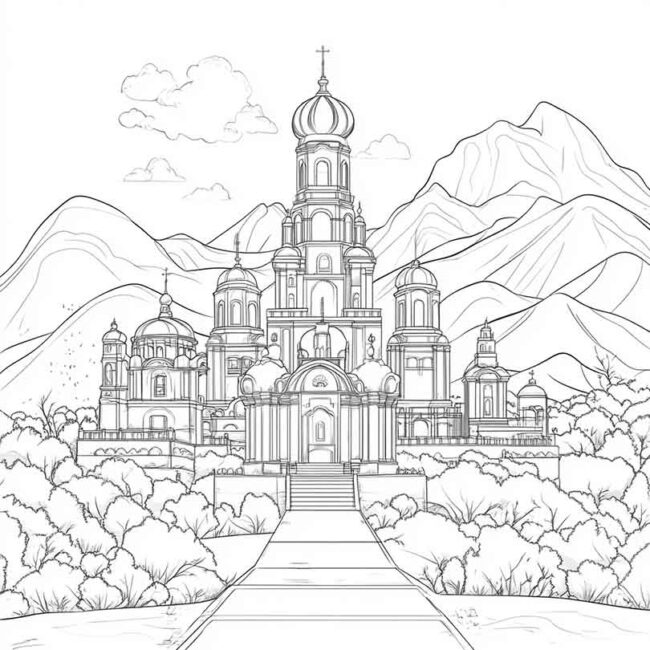 Desenhos de Aparecida do Norte para Imprimir e Colorir 1