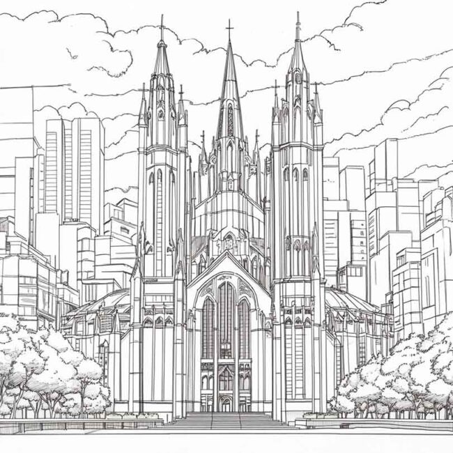 Desenhos de Aparecida do Norte para Imprimir e Colorir 5