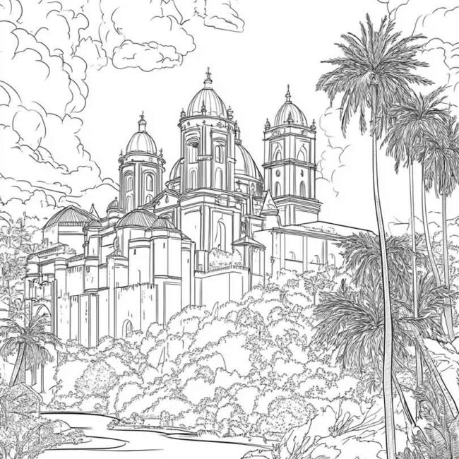 Desenhos de Aparecida do Norte para Imprimir e Colorir 2