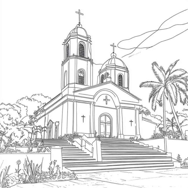 Desenhos de Aparecida do Norte para Imprimir e Colorir 12