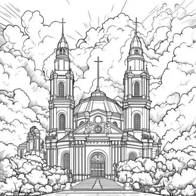Desenhos de Aparecida do Norte para Imprimir e Colorir 14