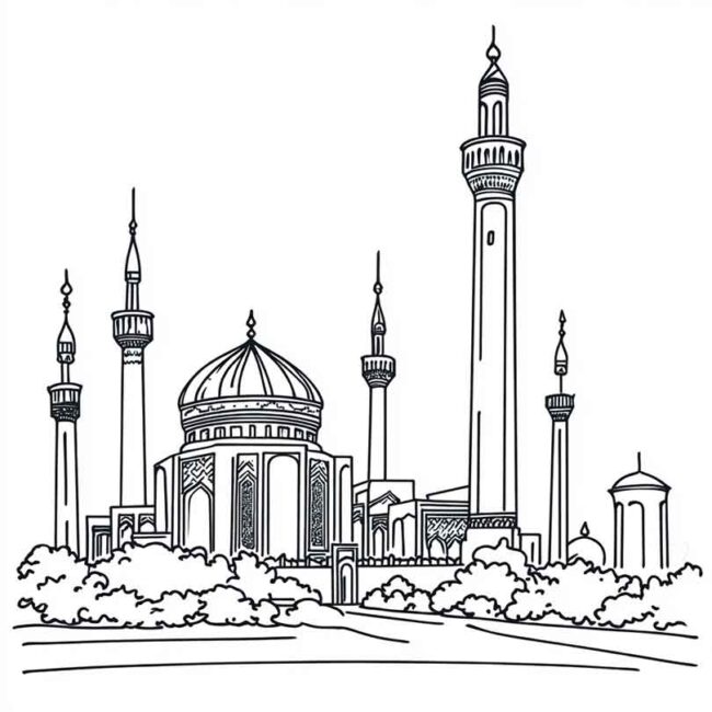 Desenhos de Cazaquistao para Imprimir e Colorir 18
