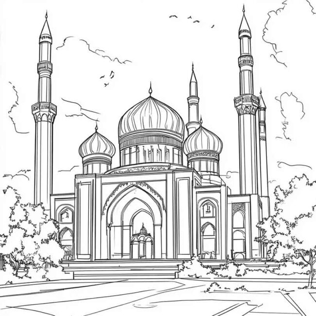 Desenhos de Cazaquistao para Imprimir e Colorir 22