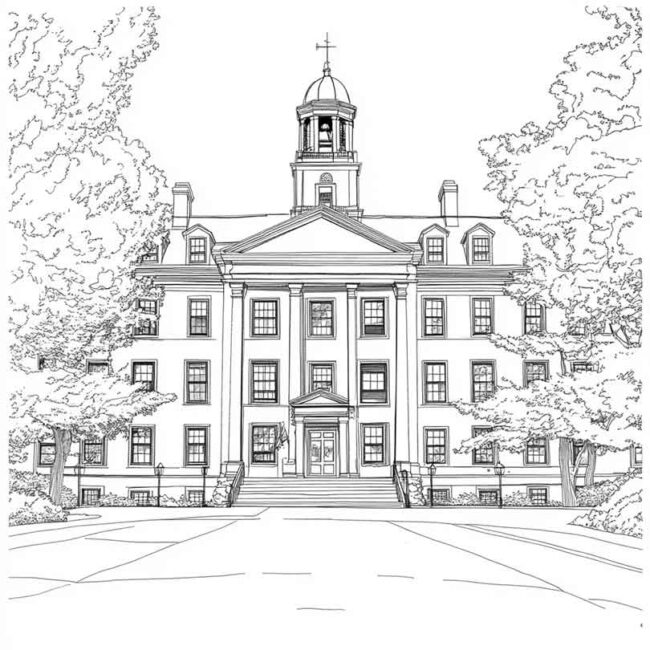 Desenhos da Universidade de Harvard para Imprimir 20 Desenhos da Universidade de Harvard para Imprimir 20