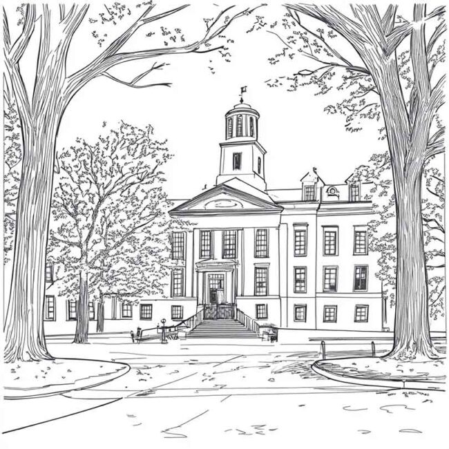 Desenhos da Universidade de Harvard para Imprimir 17 Desenhos da Universidade de Harvard para Imprimir 17